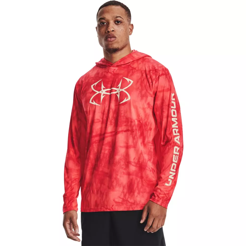 Under armour best sale red camo hoodie